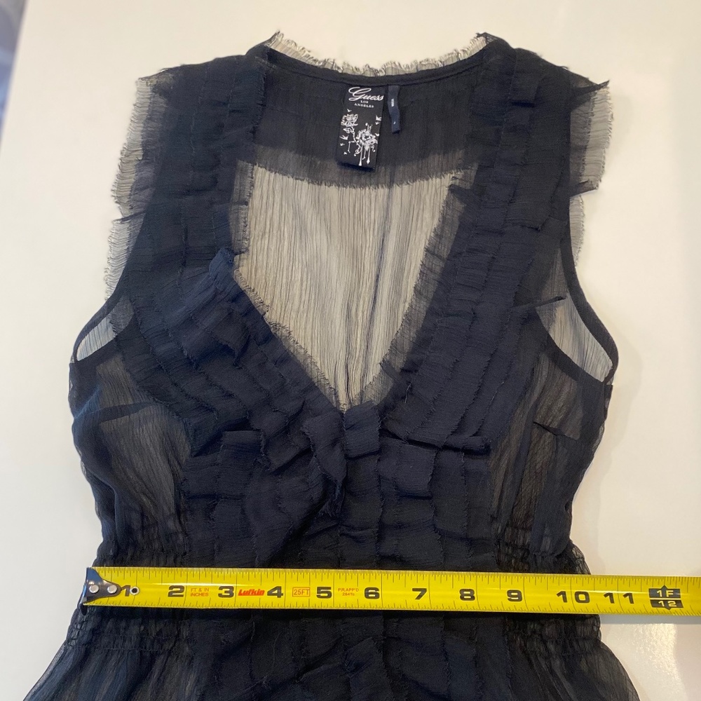 GUESS Sheer Top - Size S - Picture 6 of 10